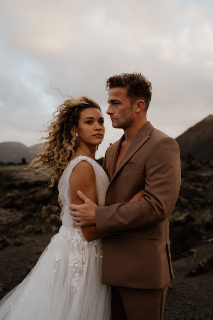 Elopement in der Vulkanlandschaft auf Lanzarote