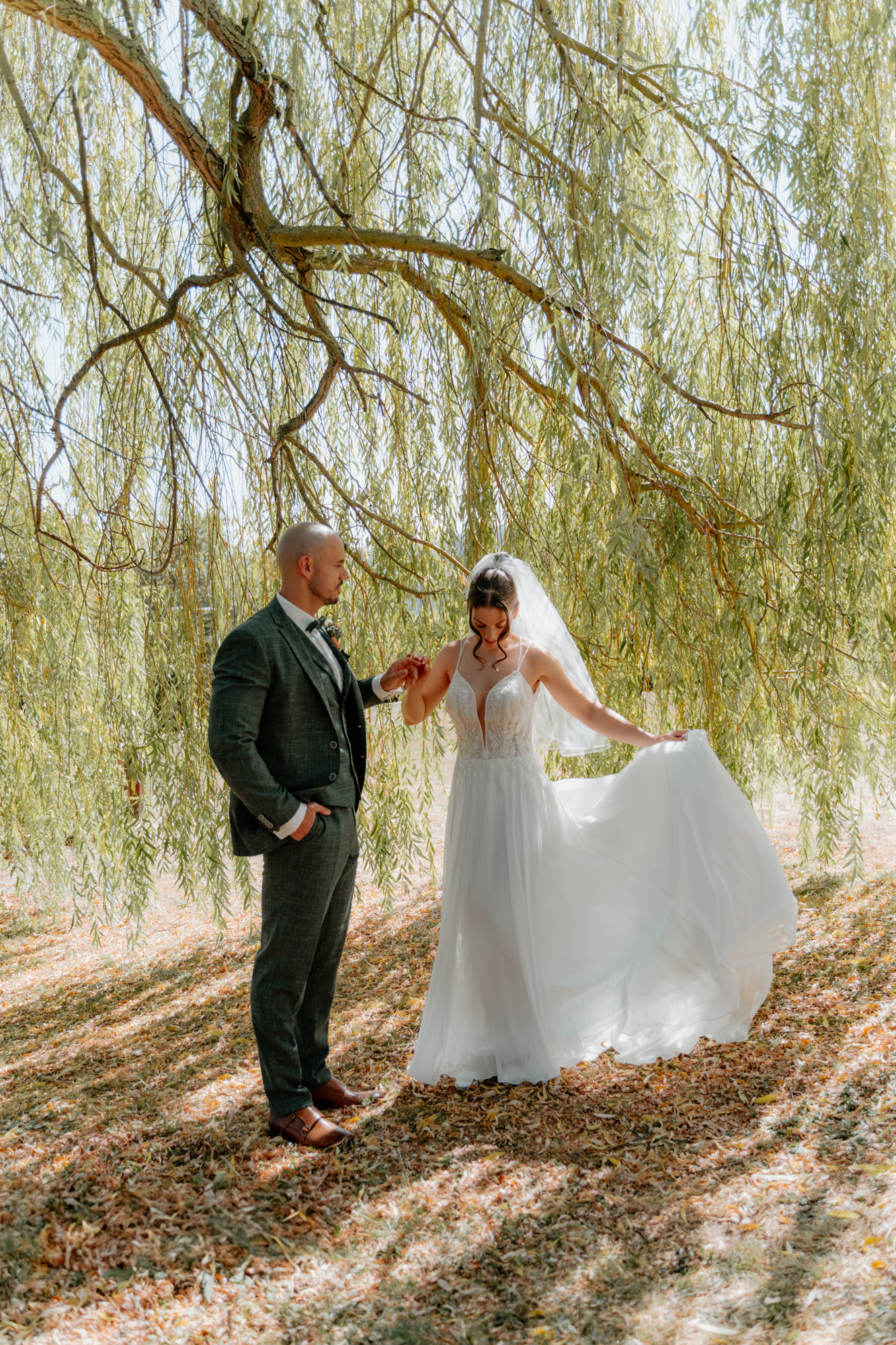 Hochzeit von Kathrin und Alex im Skulpturengarten Leiwen an der Mosel